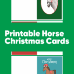 Printable Horse Christmas Cards