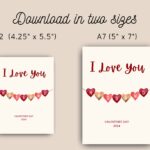 Printable Husband Valentine Card Instant Download Print At Home Card