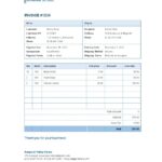 Printable Invoice Template Free Free Download And Print For You