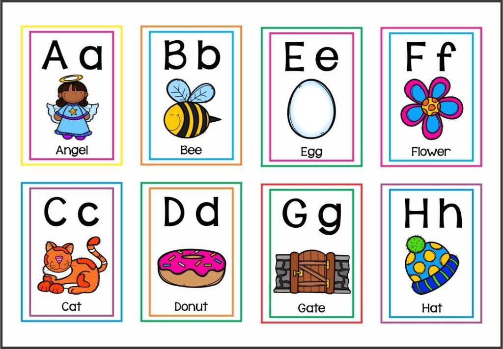 Printable Large ABC Flash Cards Printable JD