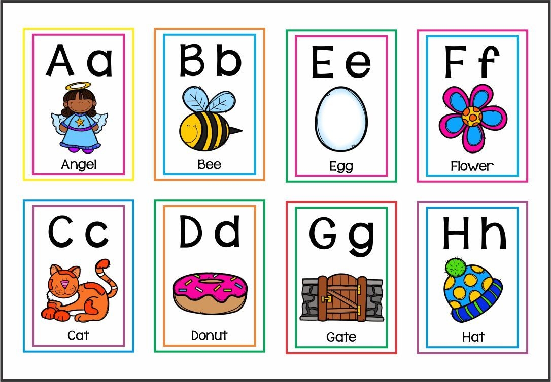 Printable Large ABC Flash Cards Printable JD