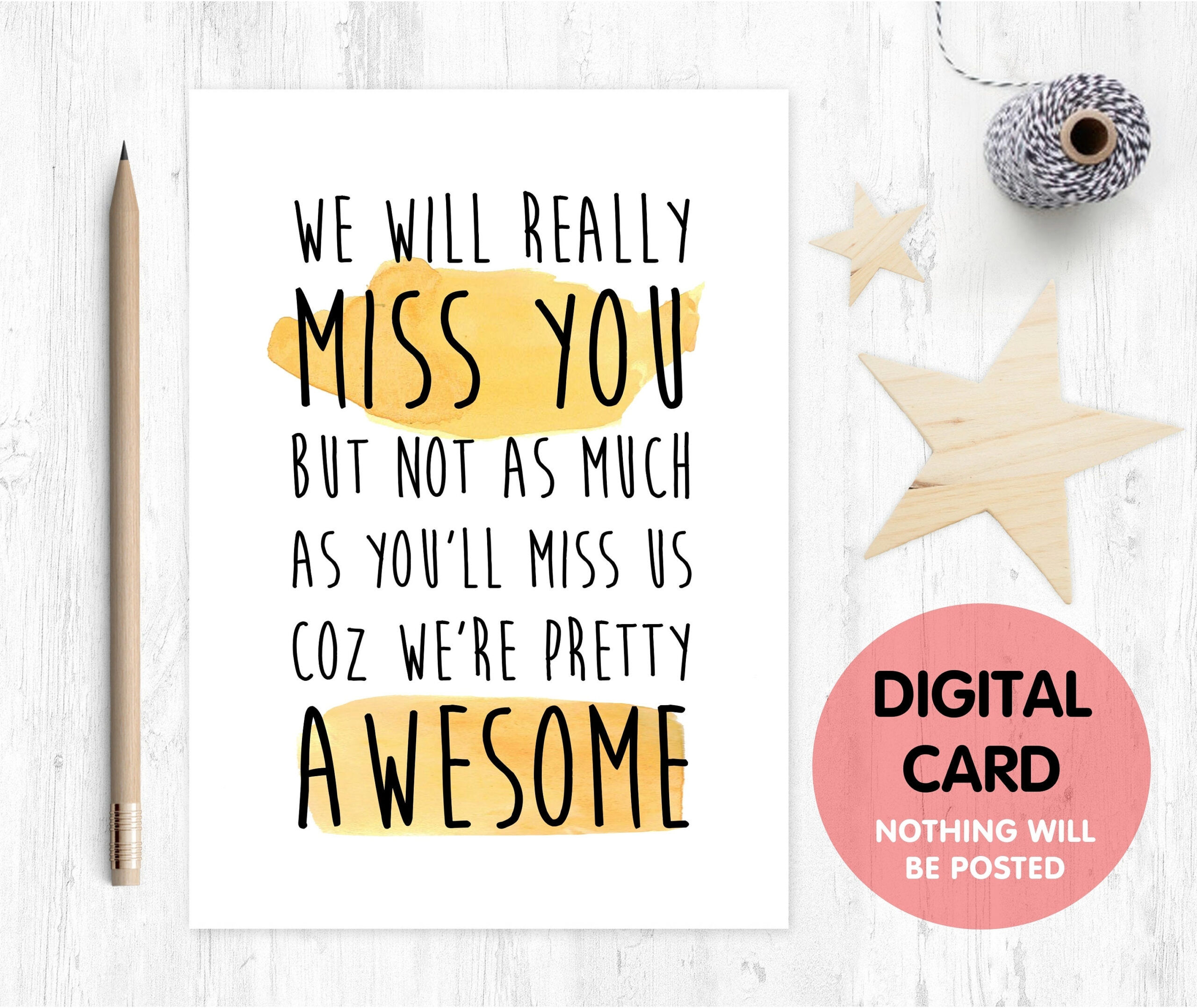 Printable Leaving Card Printable Retirement Card Funny New Job Card 