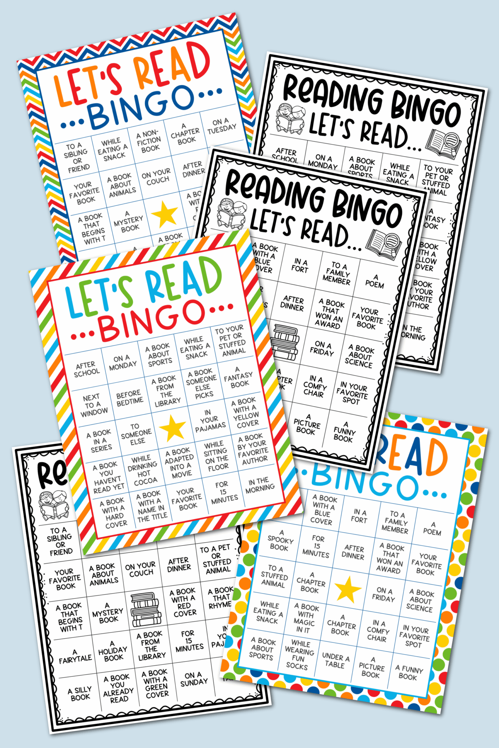 Printable Library Bingo Cards Printable Lab