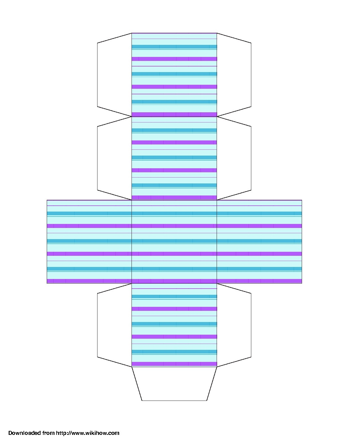paper craft box printable