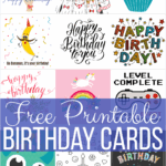 Printable Personalized Birthday Cards