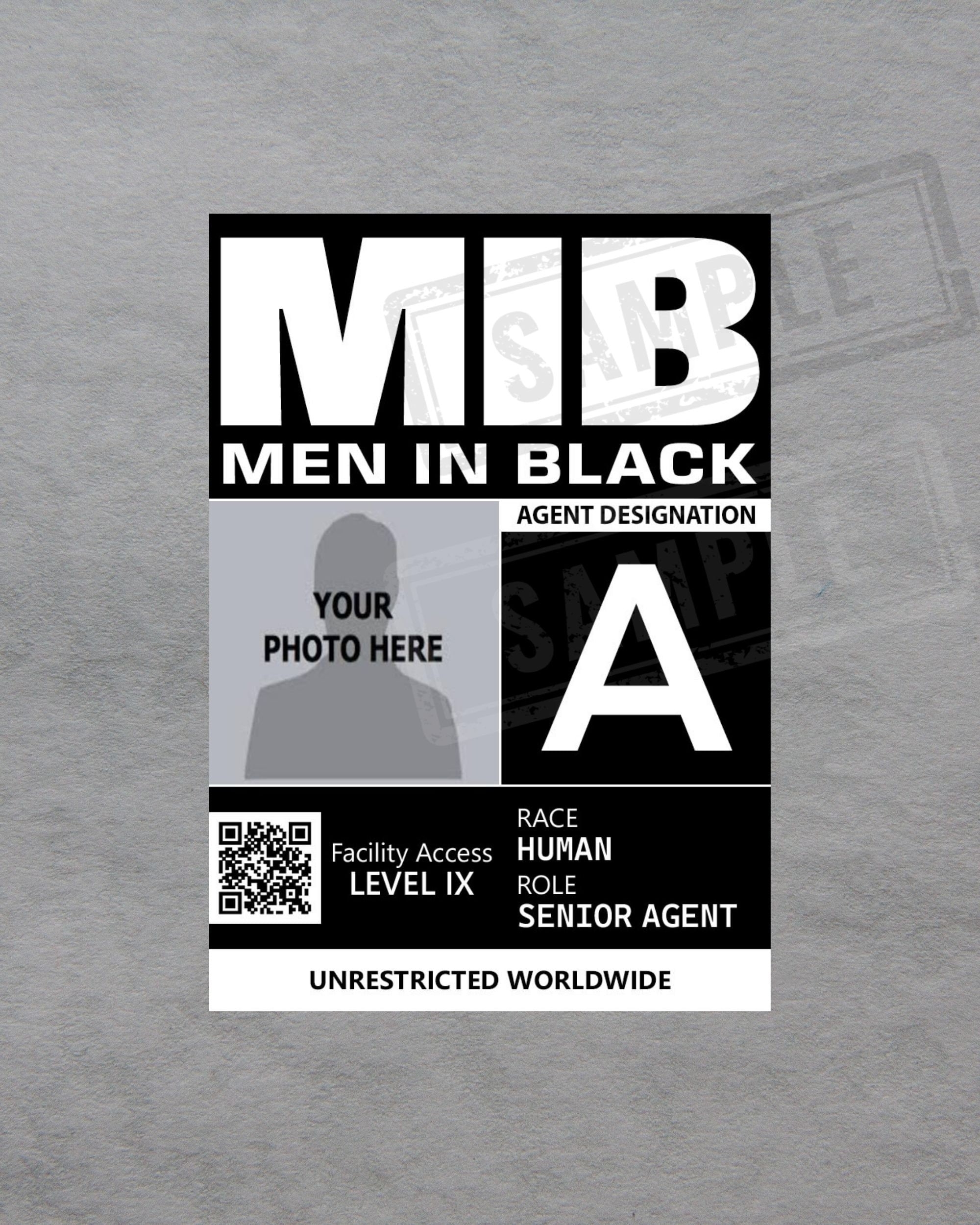 printable mib id card
