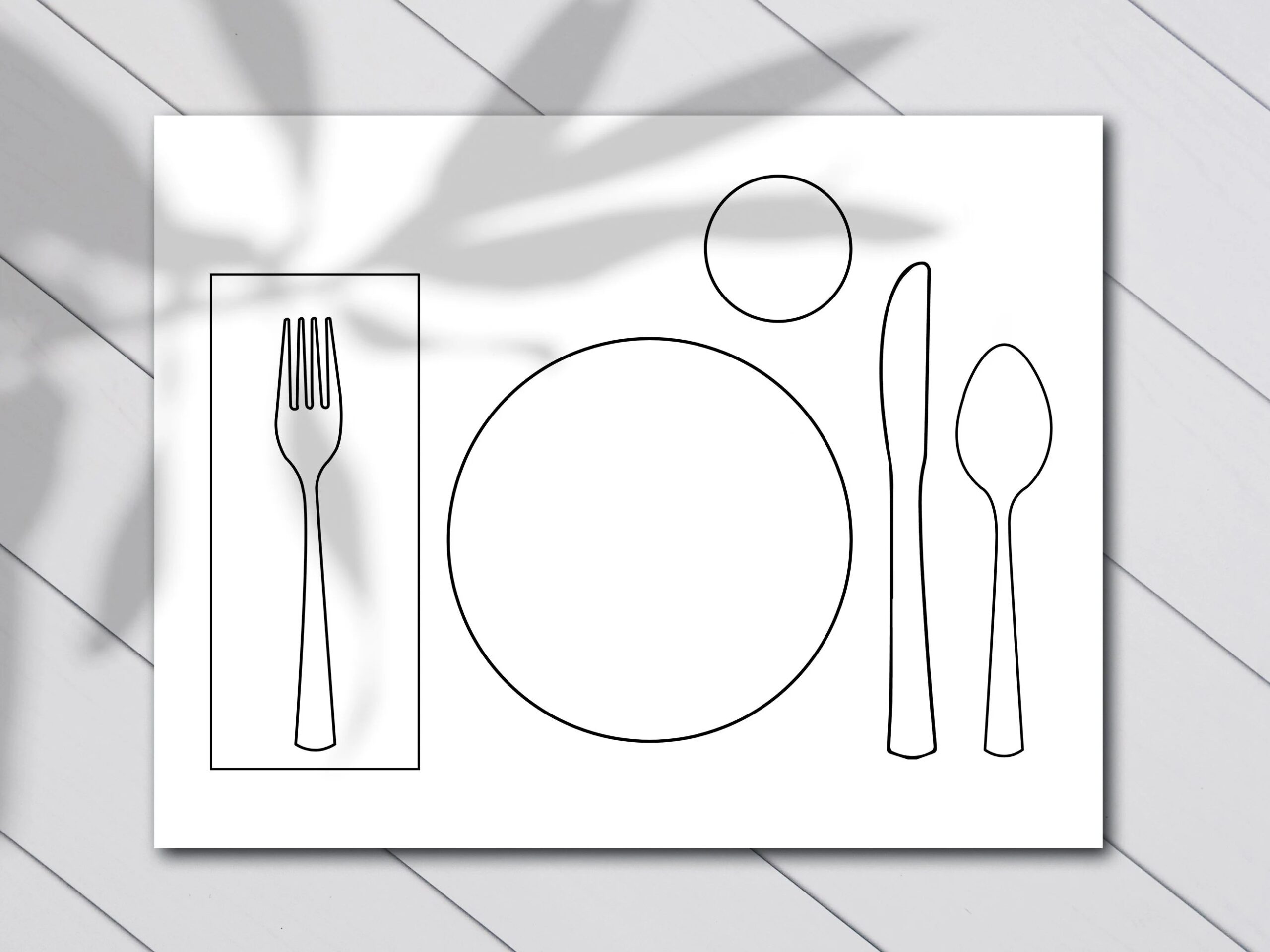 Printable Placemat Template Social Calendar Templates