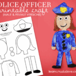 Printable Police Officer Craft