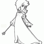 Printable Princess Peach Coloring Pages Coloring Home