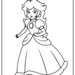 Printable Princess Peach Coloring Pages Updated 2021