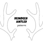 Printable Reindeer Antler Patterns For Wildlife Enthusiasts