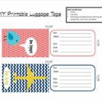 Printable Tags With Luggage Label Template