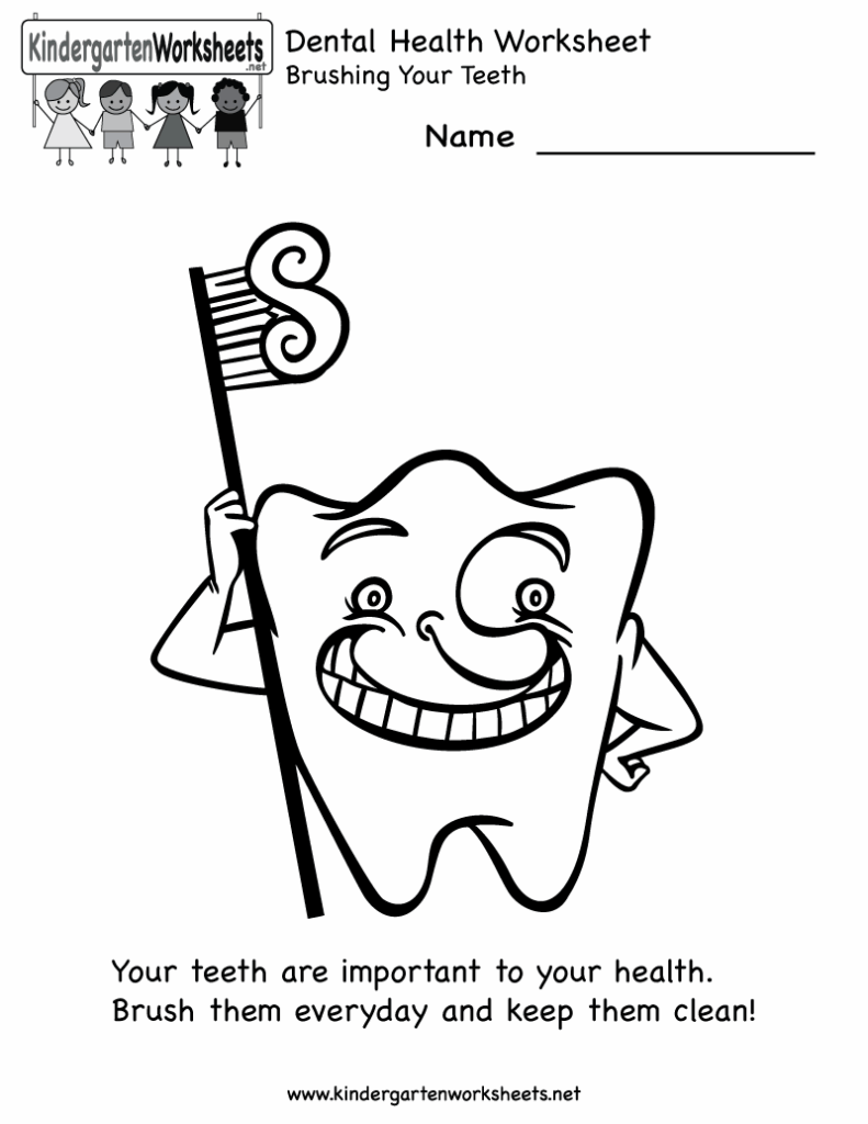 Printable Teeth Worksheet