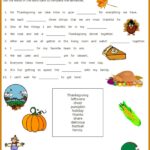 Printable Thanksgiving Worksheets Pdf Printable Worksheets