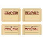 Printable Ticket Template Free Invitation