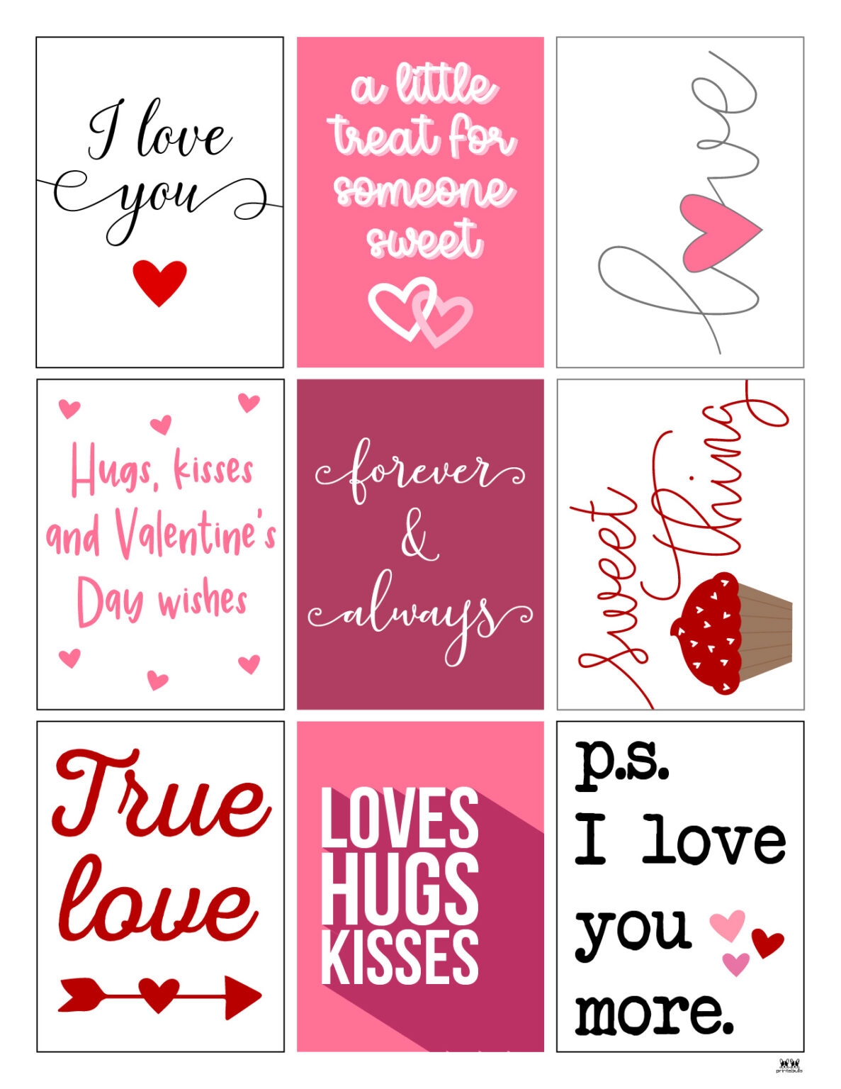 printable free valentines day card