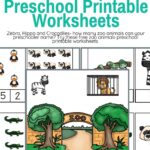 Printable Zoo Animals Worksheets For Kindergarten