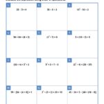 Printables Evaluate Expressions Using Order Of Operations 1
