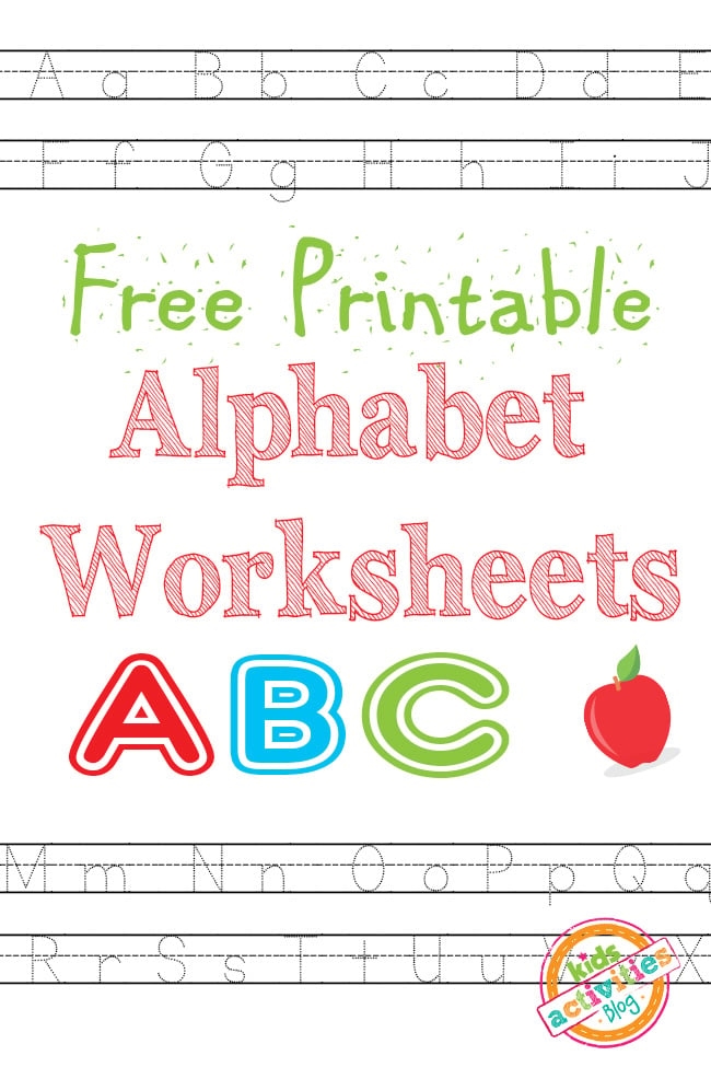 Printing Letters Worksheets