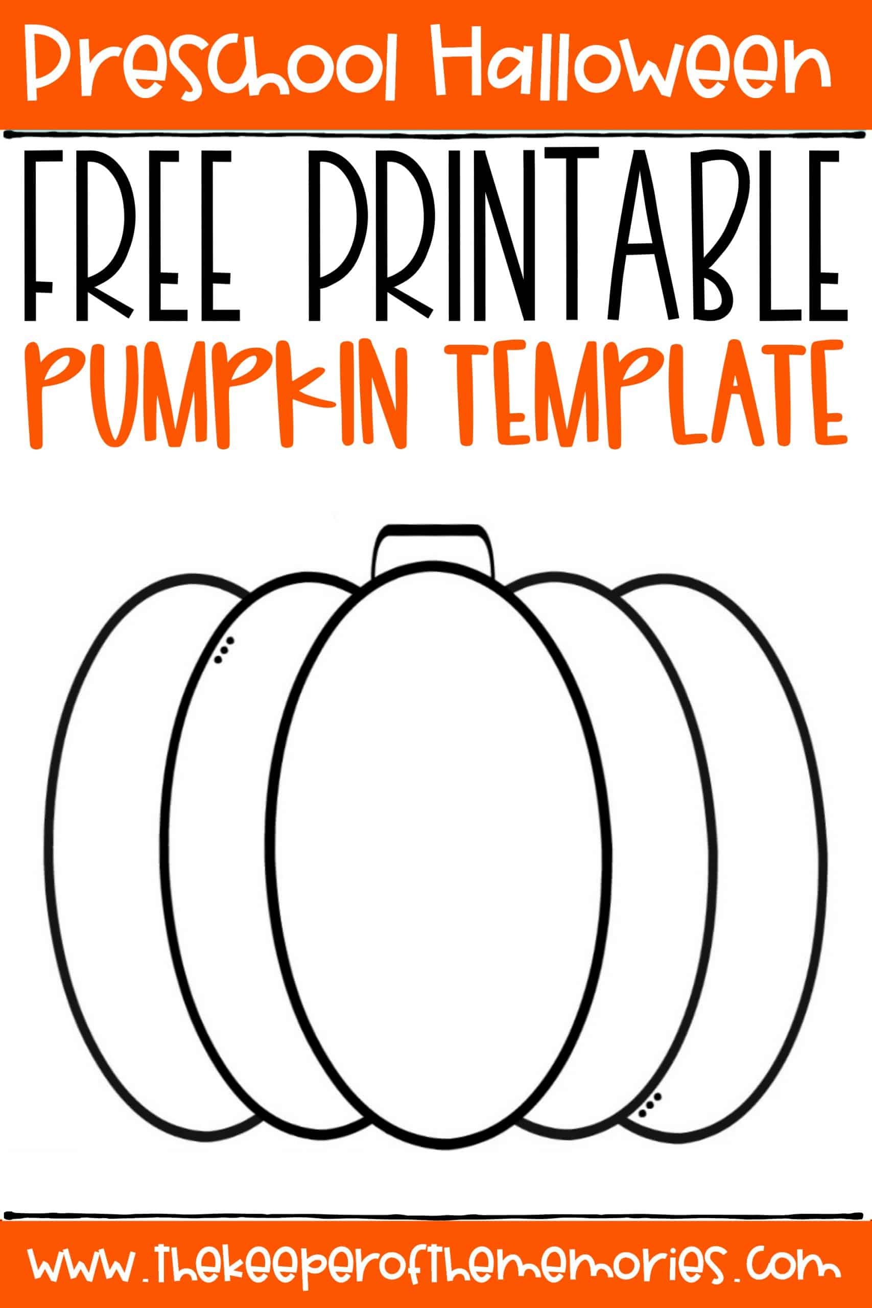 Pumpkin Craft Printable