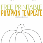 Pumpkin Craft Template FREE Printable PDF Pumpkin Template Pumpkin