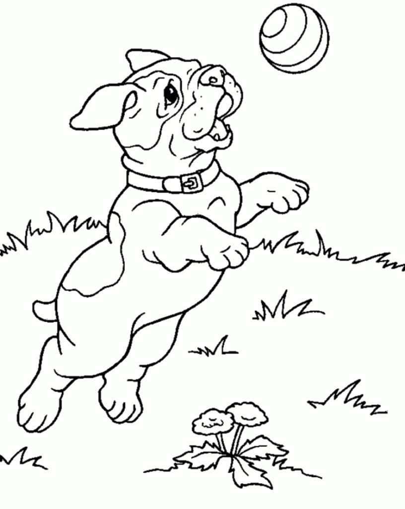 Free Puppy Coloring Pages