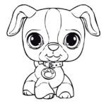 Puppy Coloring Pages Coloring rocks