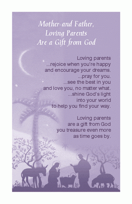  quot Loving Parents quot Christmas Printable Card Blue Mountain ECards