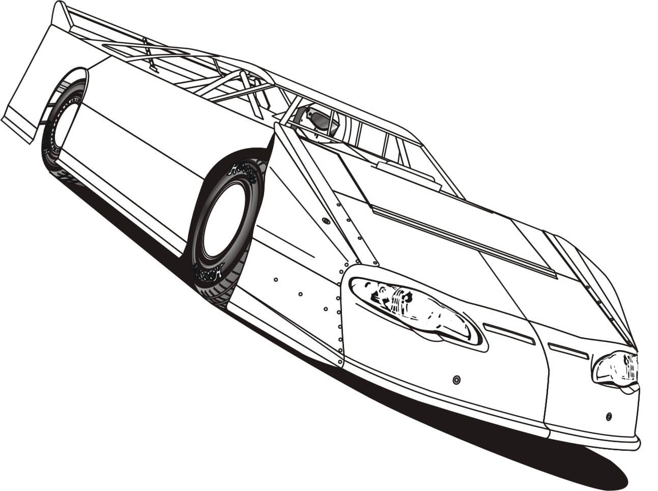 race car coloring pages free printable