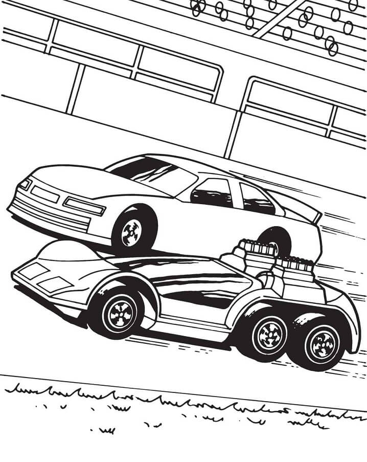 Color Page Race Car