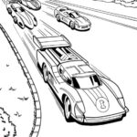 Race Cars Coloring Page Free Printable Coloring Pages For Kids