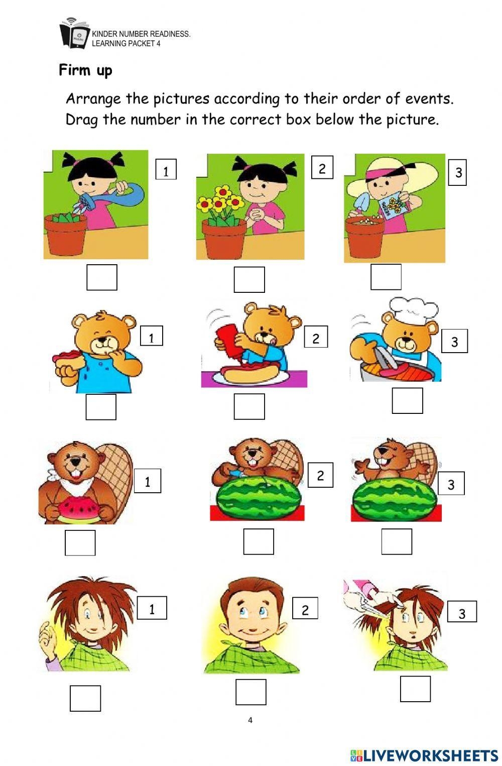 Reading And Sequencing Worksheets For Kindergarten K5 Learning 