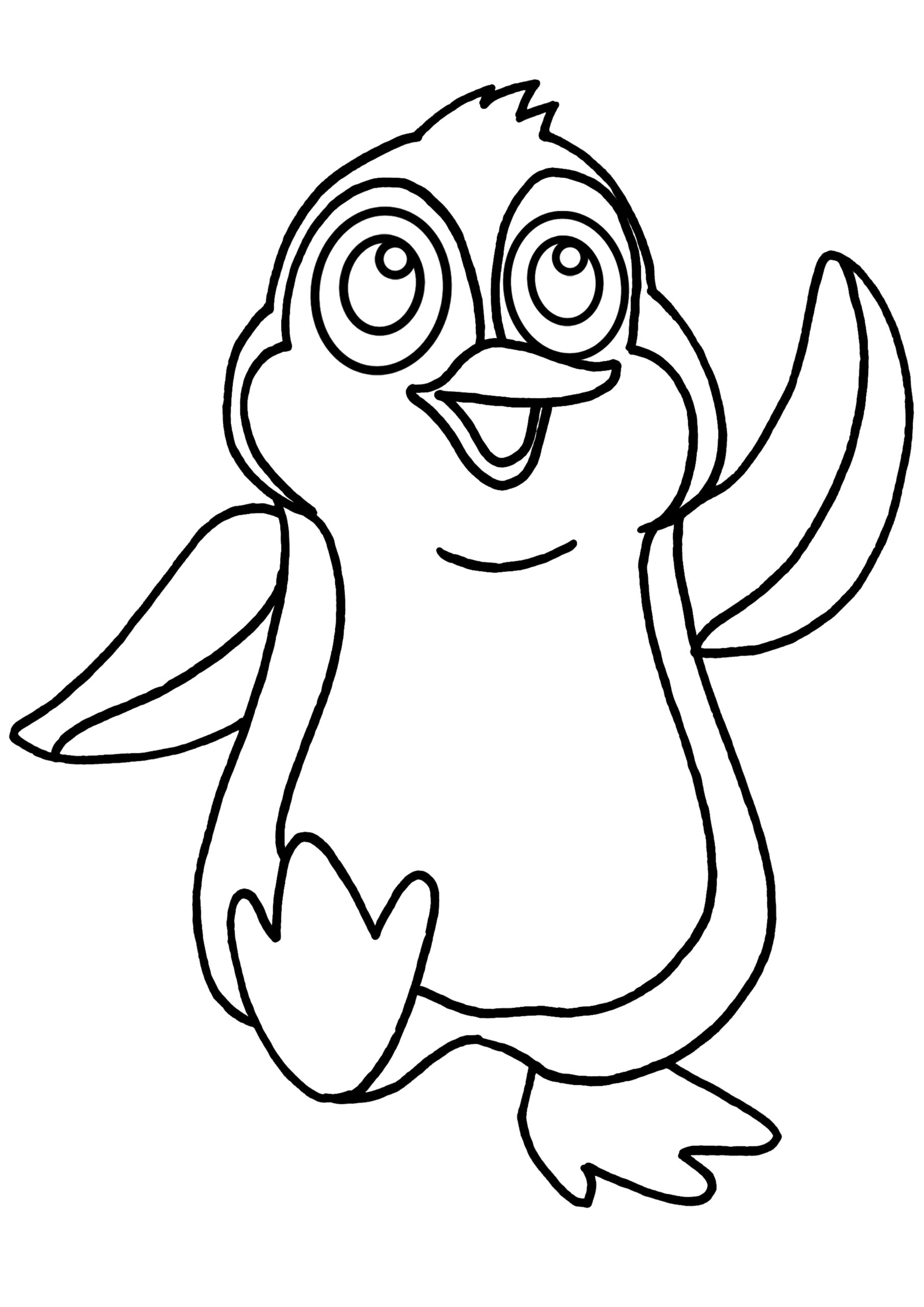 Reading Coloring Pages Penguins Coloring Pages