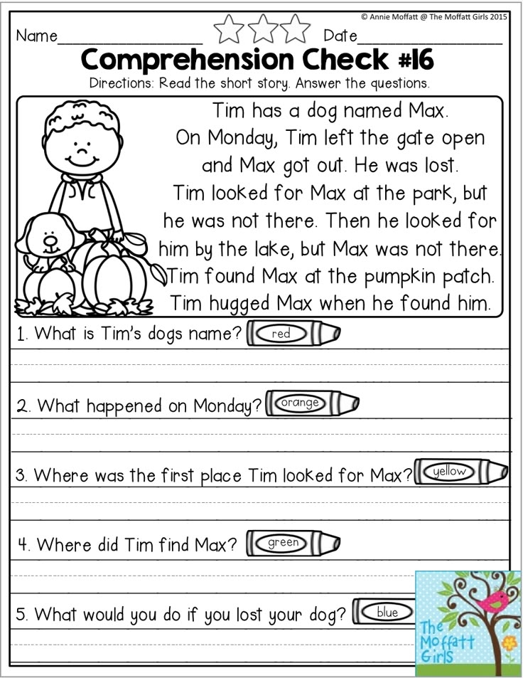 worksheets for 4th graders reading