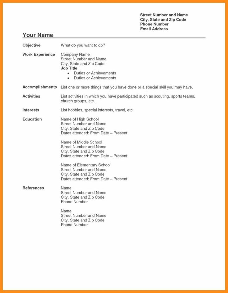 Resume Templates Copy And Paste 15 TEMPLATES EXAMPLE TEMPLATES
