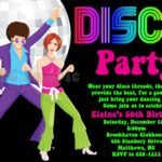 Roller Disco Party Invitation Template