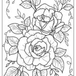 Roses Printable Coloring Pages Roses Thorns Petals Iheartcraftythings