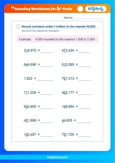 Rounding Worksheets Worksheets Library