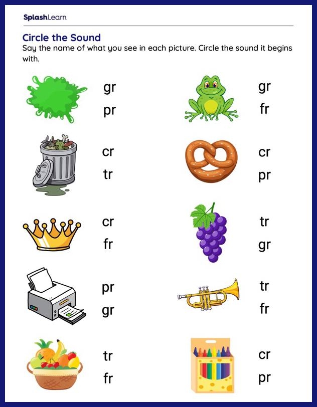 S L R Initial Blends Activities And Worksheets Made By Teachers