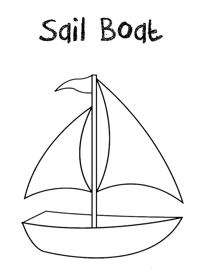 Sail Boat Coloring Page Free Printable Coloring Pages For Kids