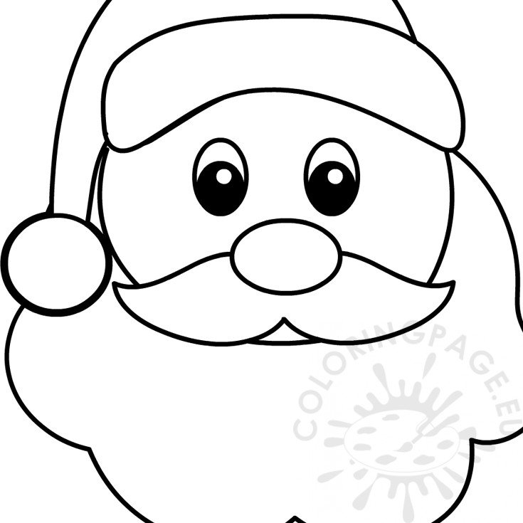 Santa Claus Face Template Printable Printable Templates