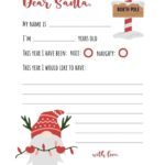 Santa Letter Templates Free Printable Pdf Infoupdate