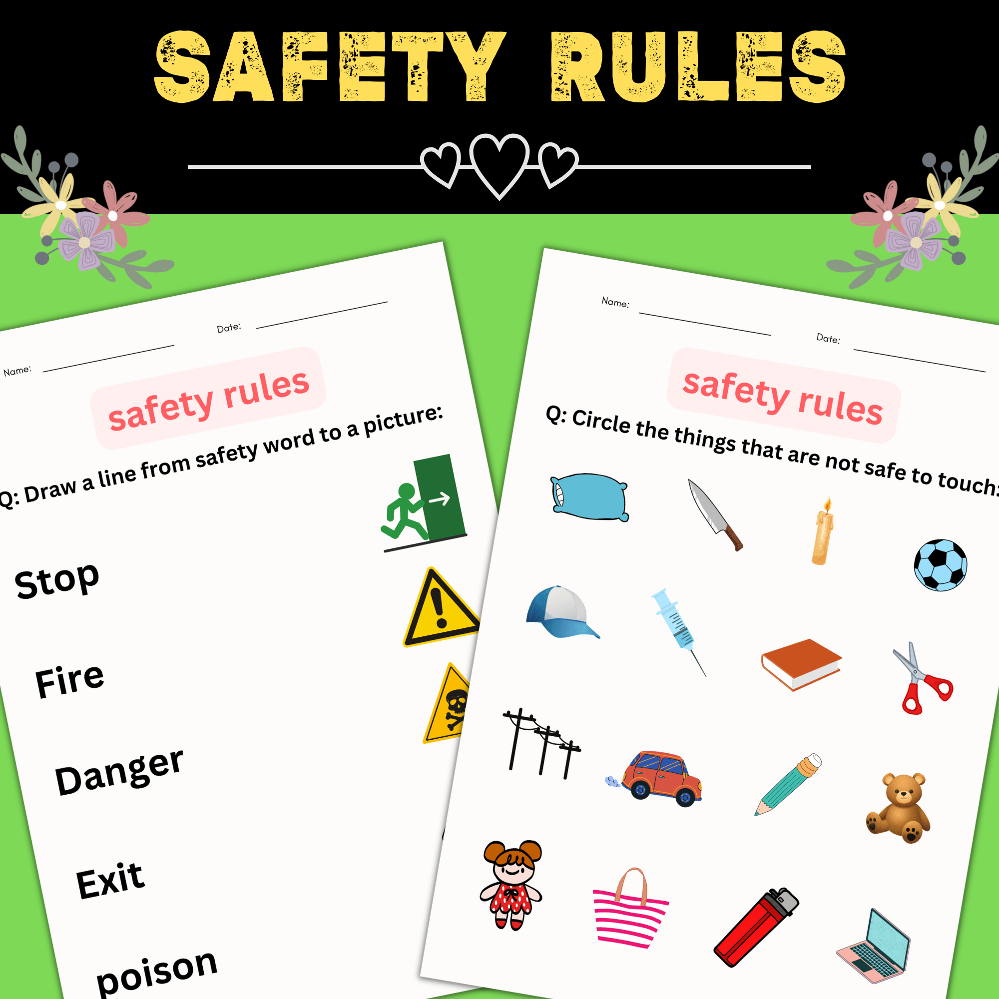 Science Safety Worksheet Worksheets Library