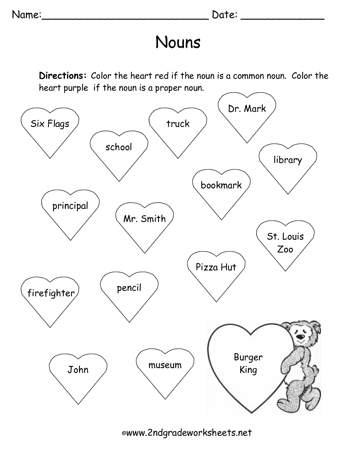 valentine's worksheets