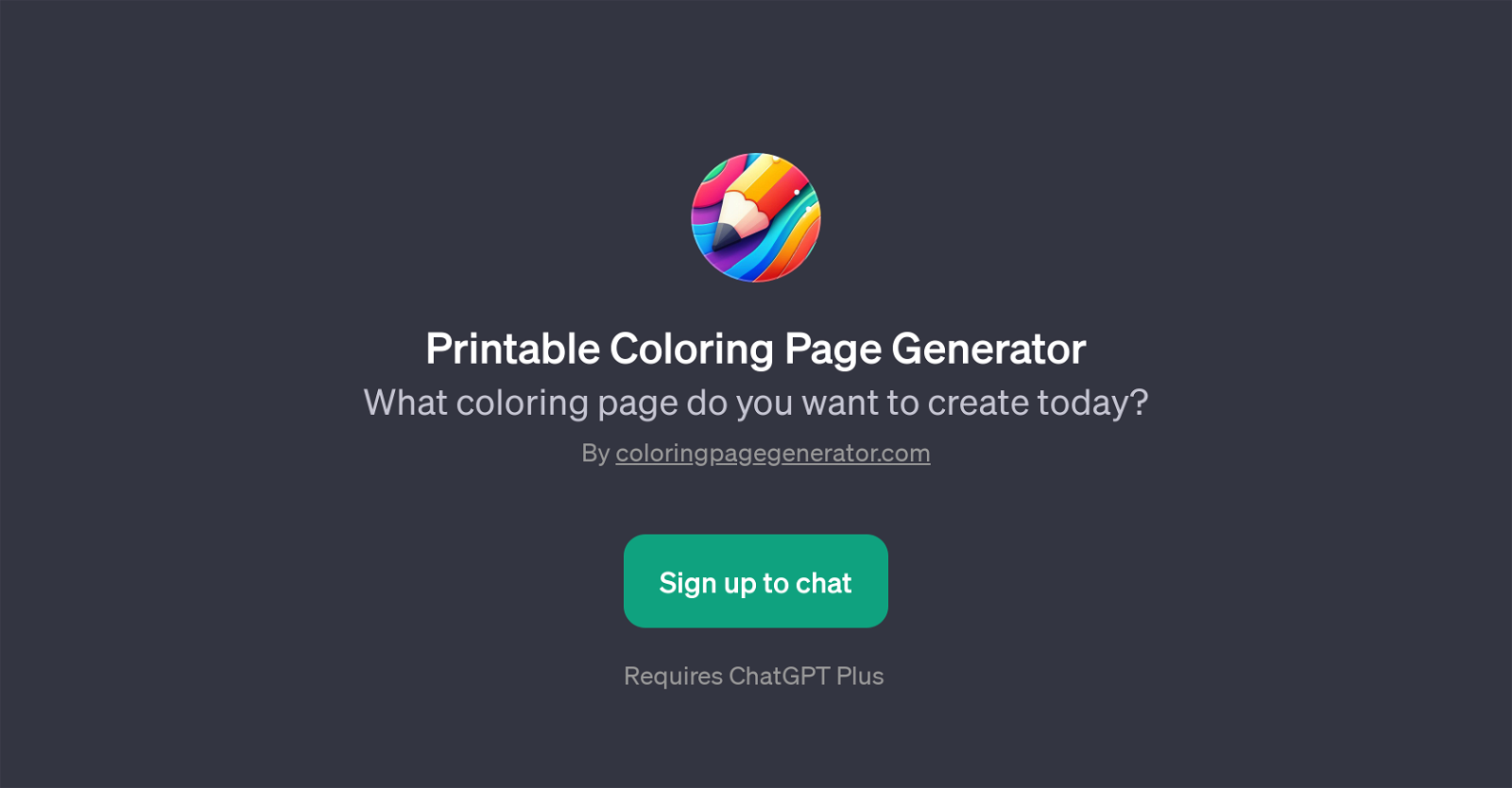 SeekmeAI Printable Coloring Page Generator