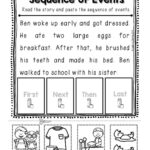 Sequencing Your Day Interactive Worksheet Education