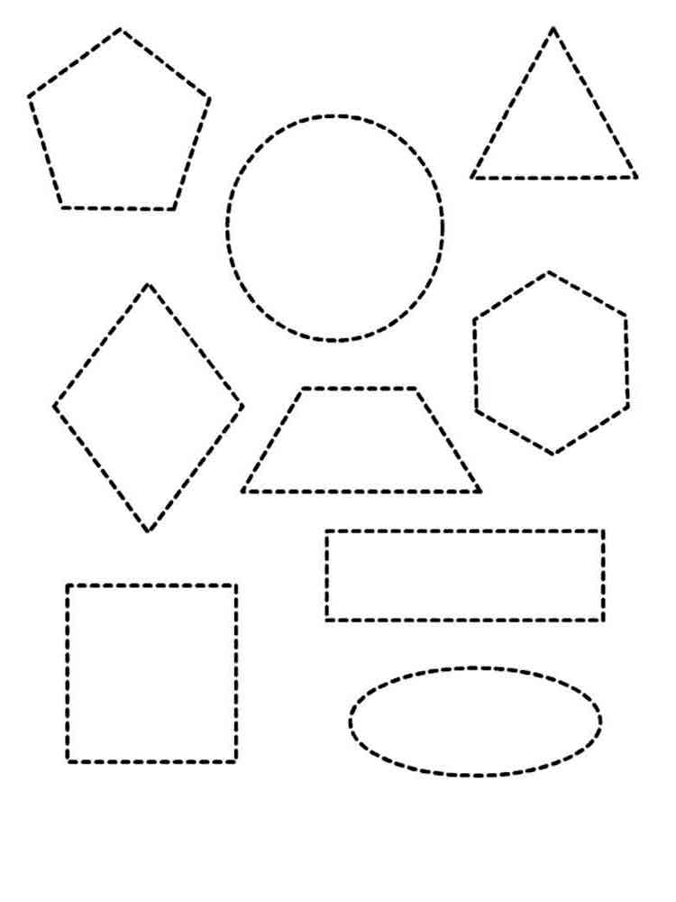 Coloring Pages On Shapes