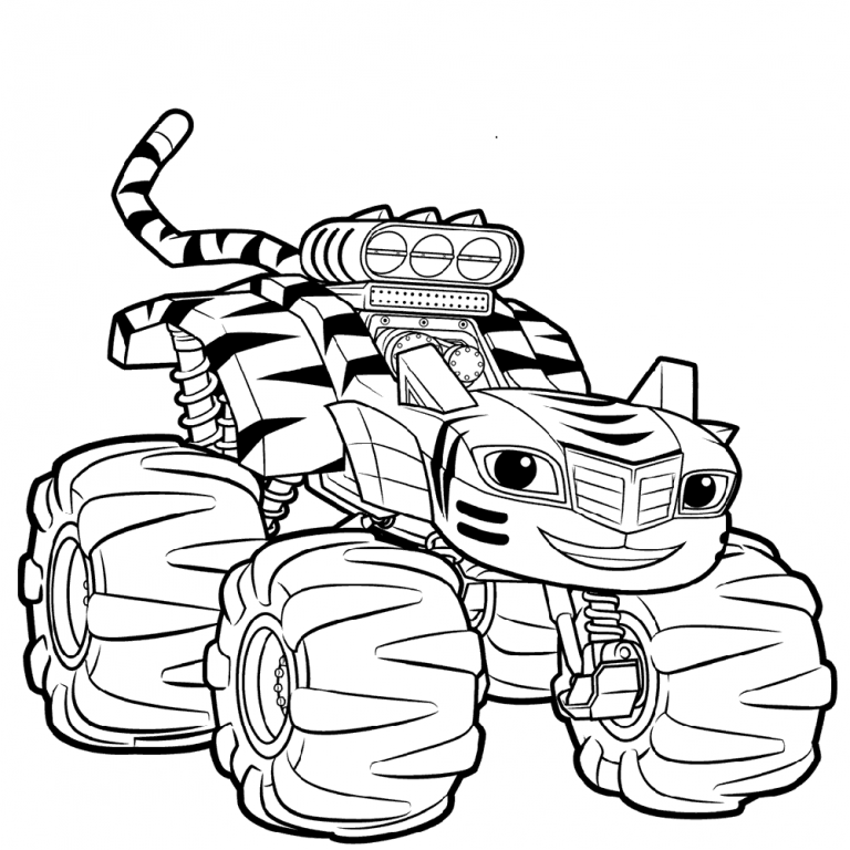 Shark Blaze Coloring Page Coloring Pages
