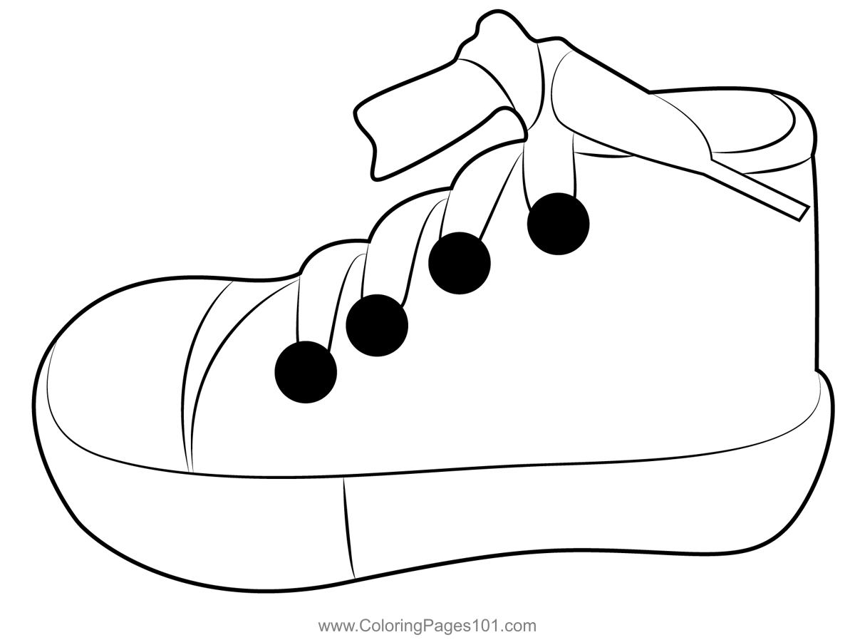 Coloring Pages Shoes
