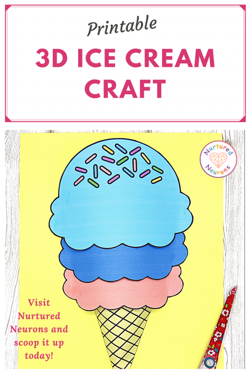 printable ice cream paper craft